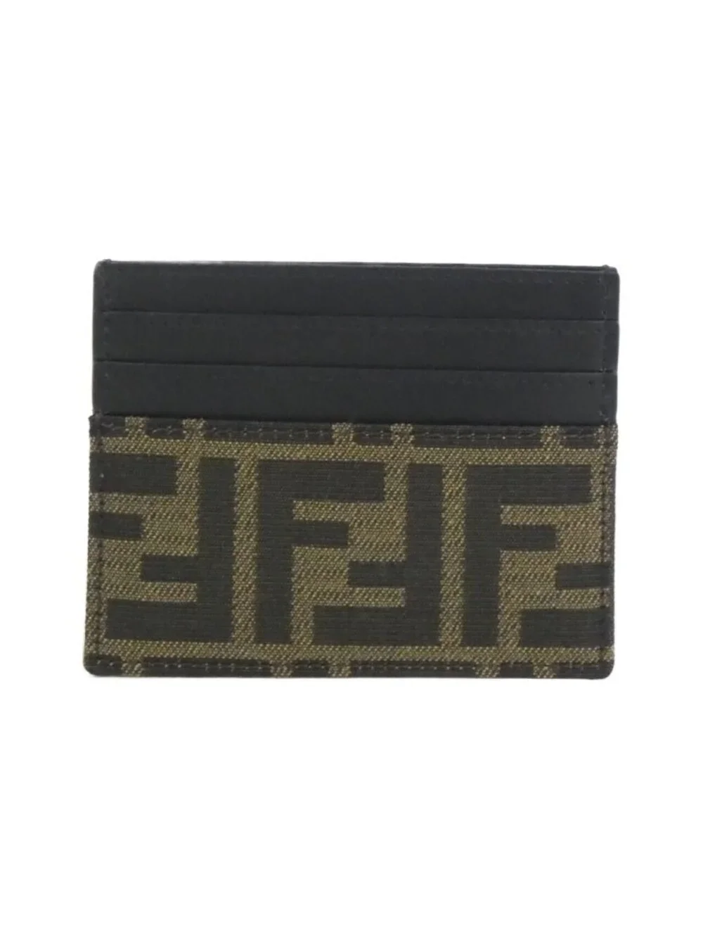 Fendi Card Case Holders Brown